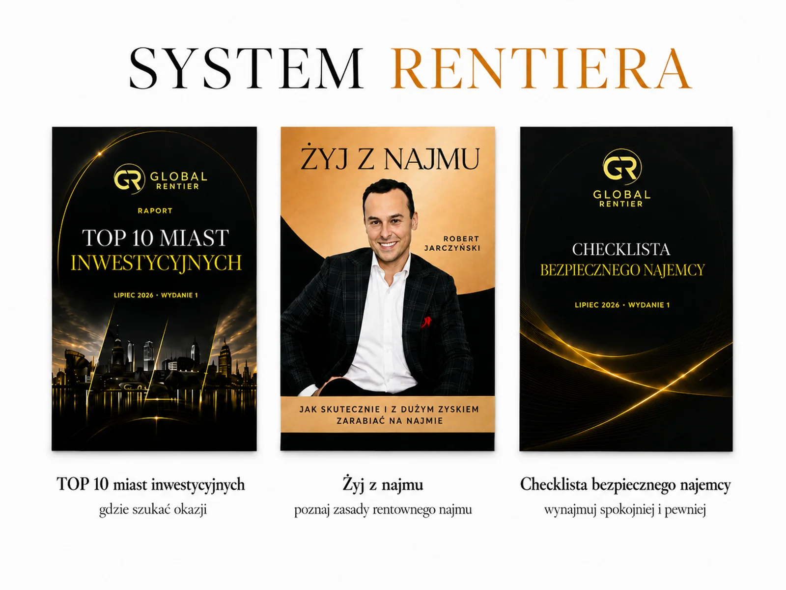 System Rentiera - TOP 10 miast inwestycyjnych, Żyj z najmu oraz Checklista bezpiecznego najemcy
